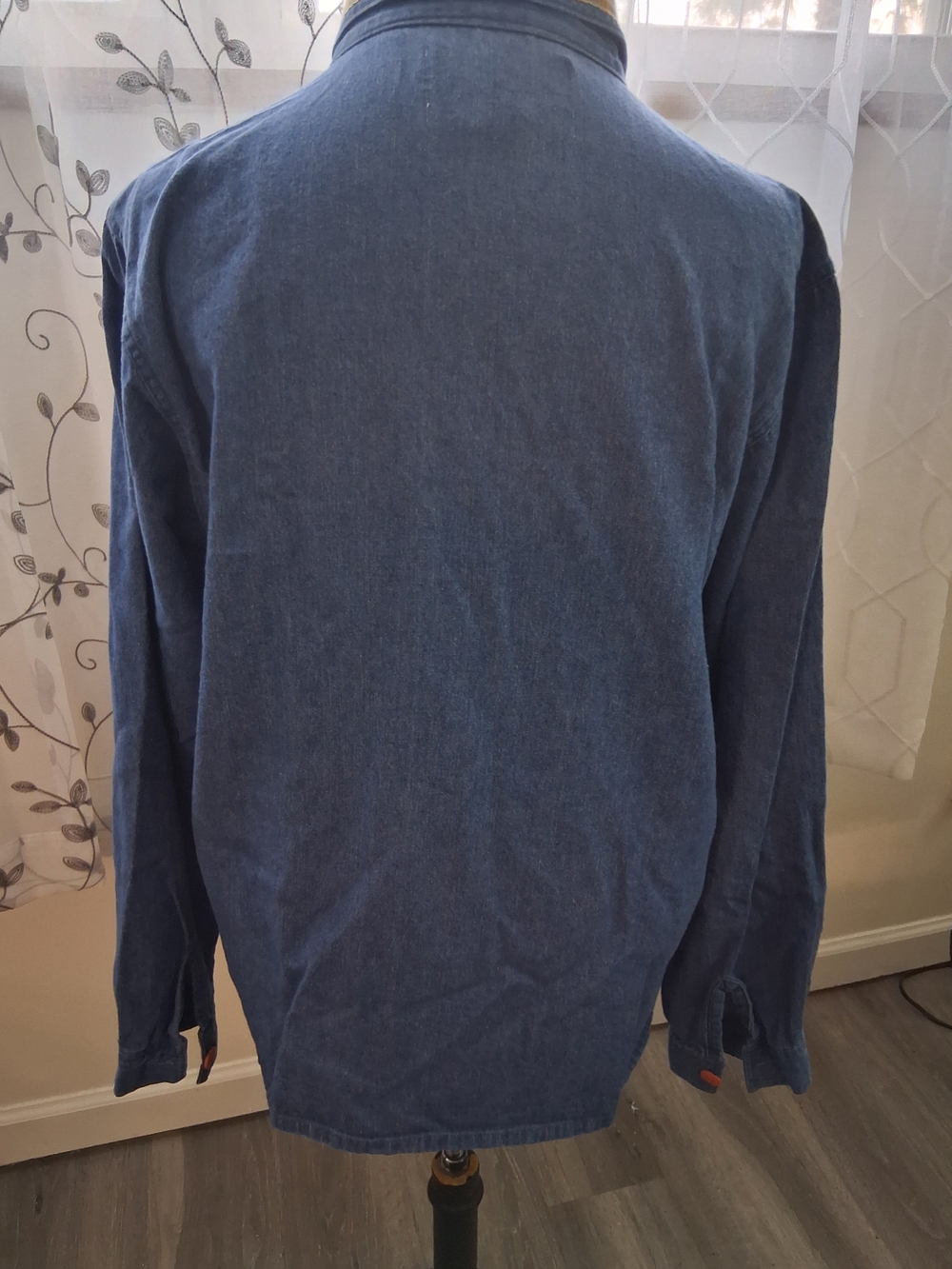 Tantrums Halloween Denim Jacket with Pumpkin & Bat Motifs - Blue - Picture 5 of 6